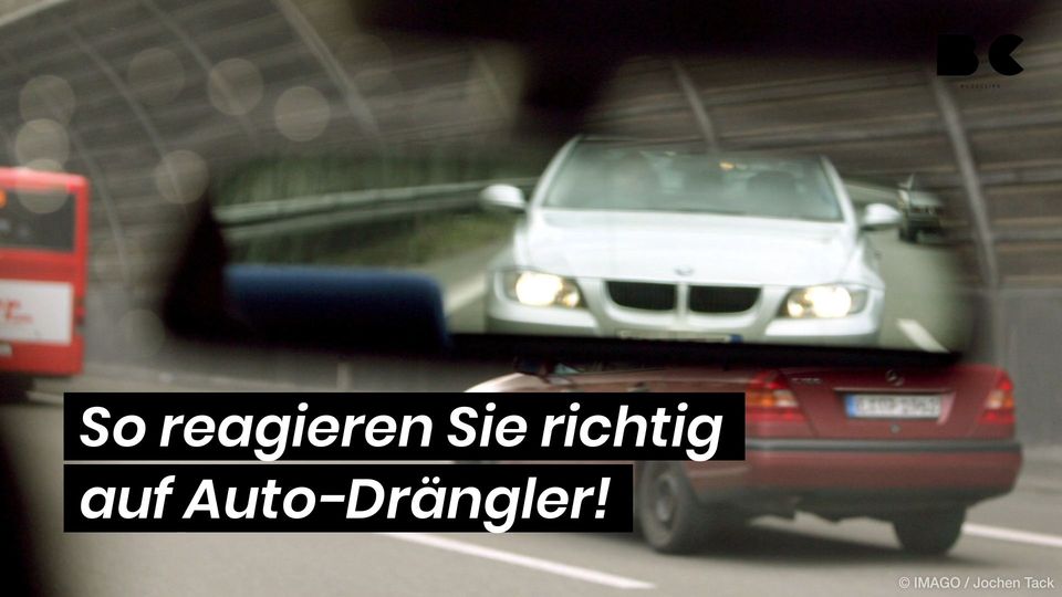 So reagieren Sie richtig auf Auto Drängler BuzzClips