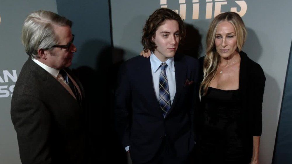 Sarah Jessica Parker visits premiere with son and husband