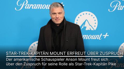 Neuer Star-Trek-Kapitän Mount: «War langer Weg»