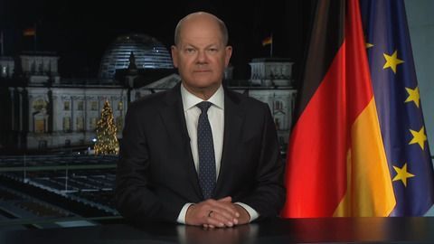 Neujahrsansprache von Bundeskanzler Scholz