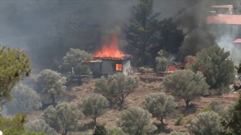 Mehrere Großbrände wüten in Griechenland