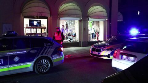 Überfall in Münchner Schmuckgeschäft - Polizei im Großeinsatz