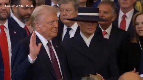 Trumps Amtseinführung: Die Highlights im Video