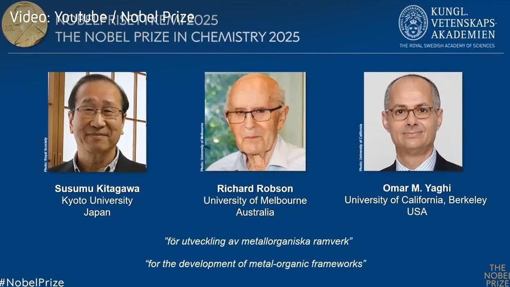 Nobelpreis für Chemie: Auszeichnung für drei Materialforscher