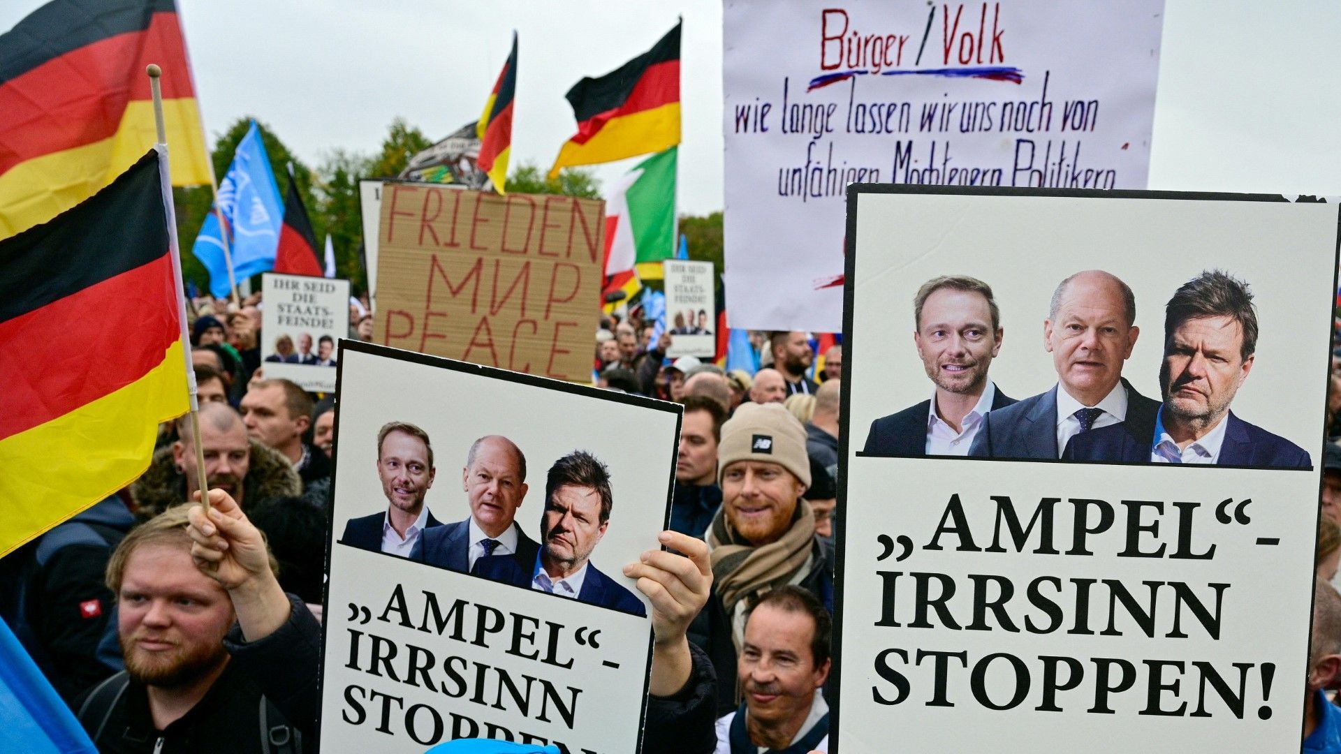 Tausende AfD-Anhänger Protestieren In Berlin Gegen "Ampel"-Politik