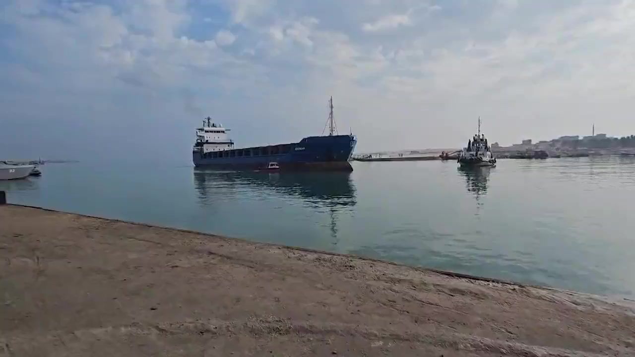 Turkish ship carrying field hospitals docks in Egypt near Gaza