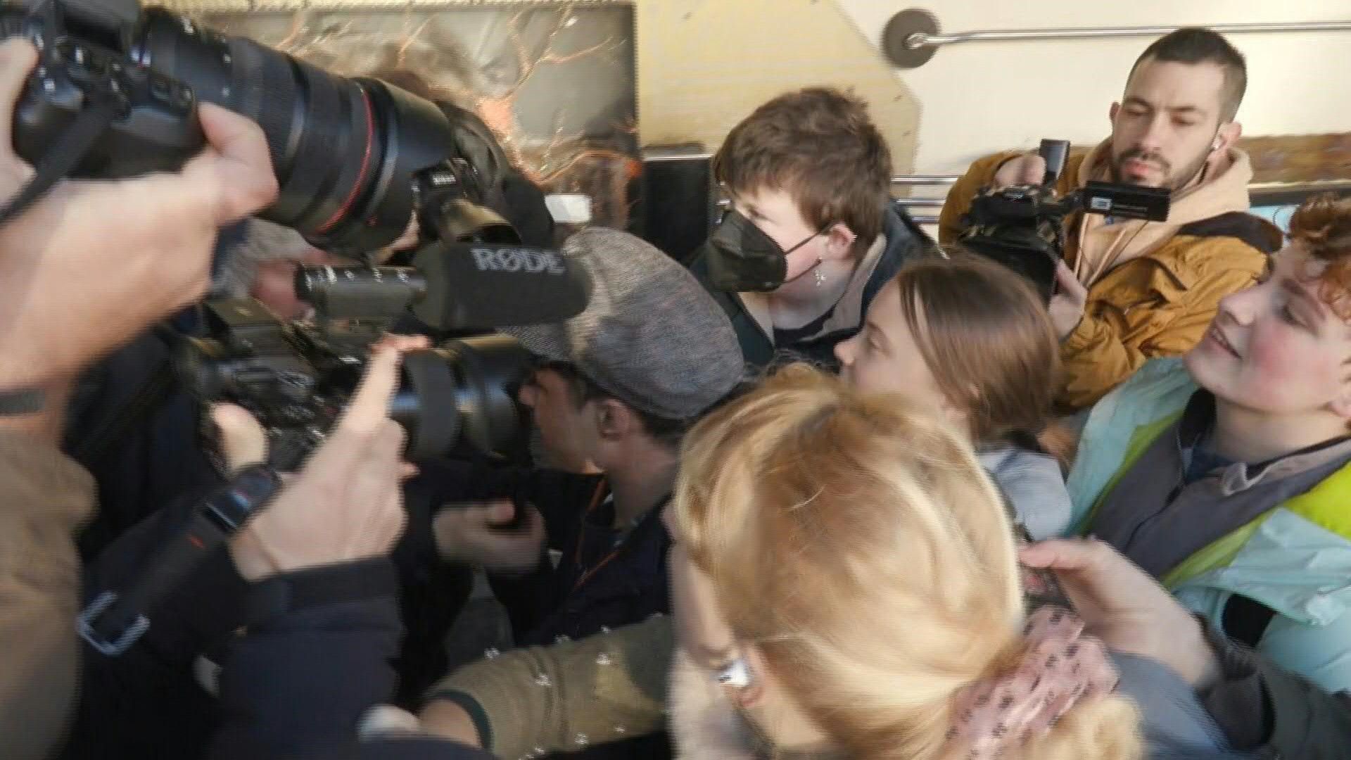 Greta Thunberg arrives at London court after climate protest arrest