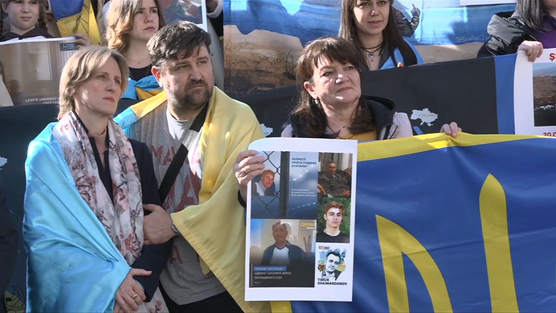 Turks gather in support of Ukraine on second anniversary of Russian invasion