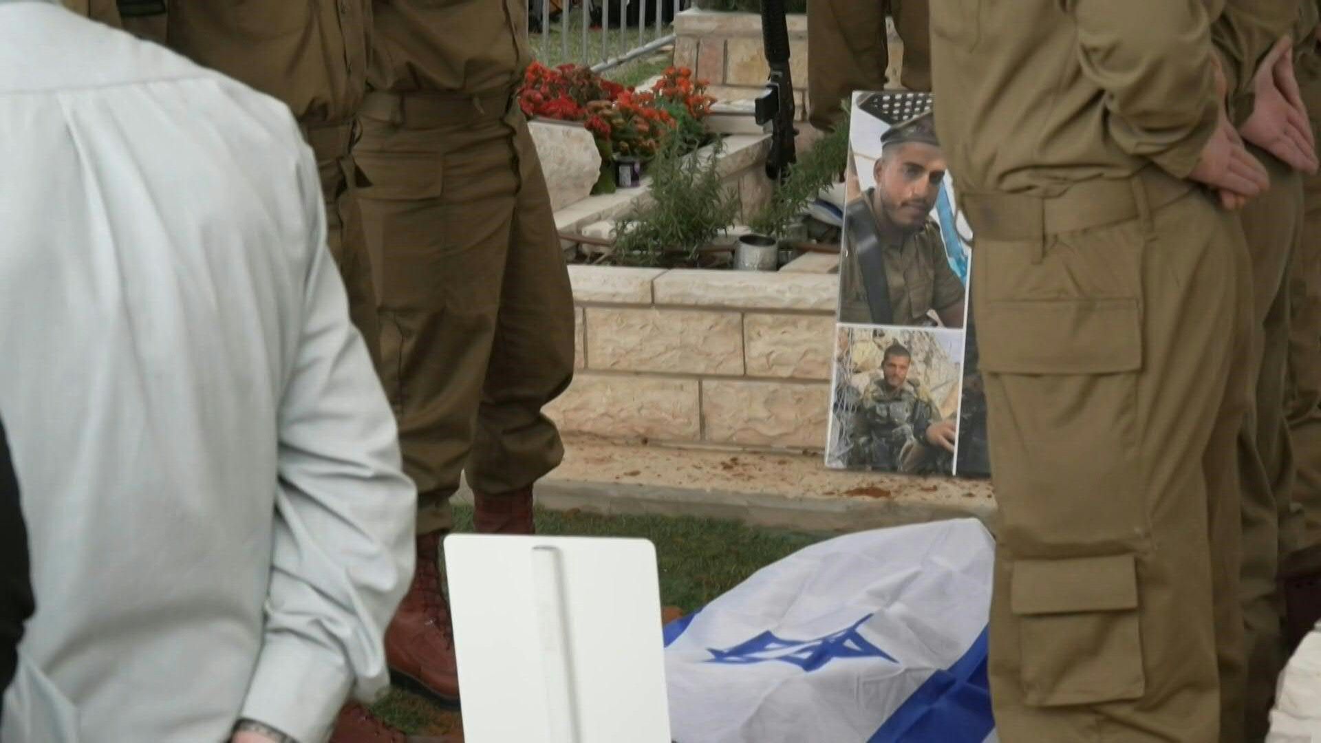 Israelis hold funeral for soldier killed in Gaza
