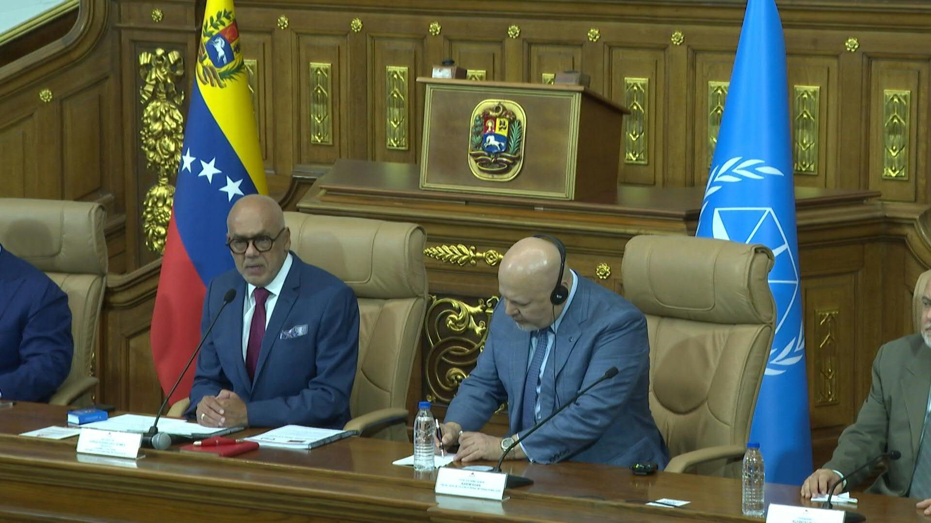 ICC Prosecutor Karim Khan visits Venezuela's parliament