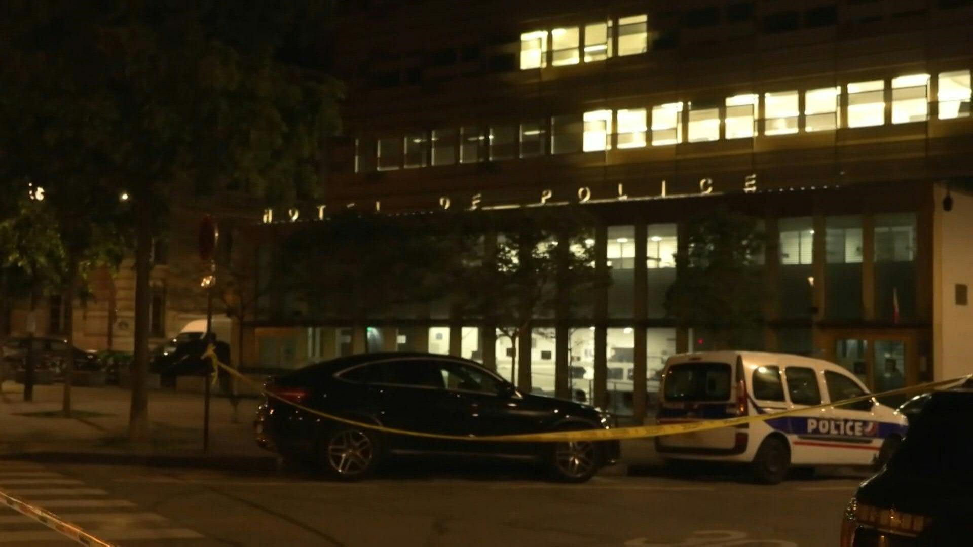 France: Exterior of Paris police station where man shot two officers