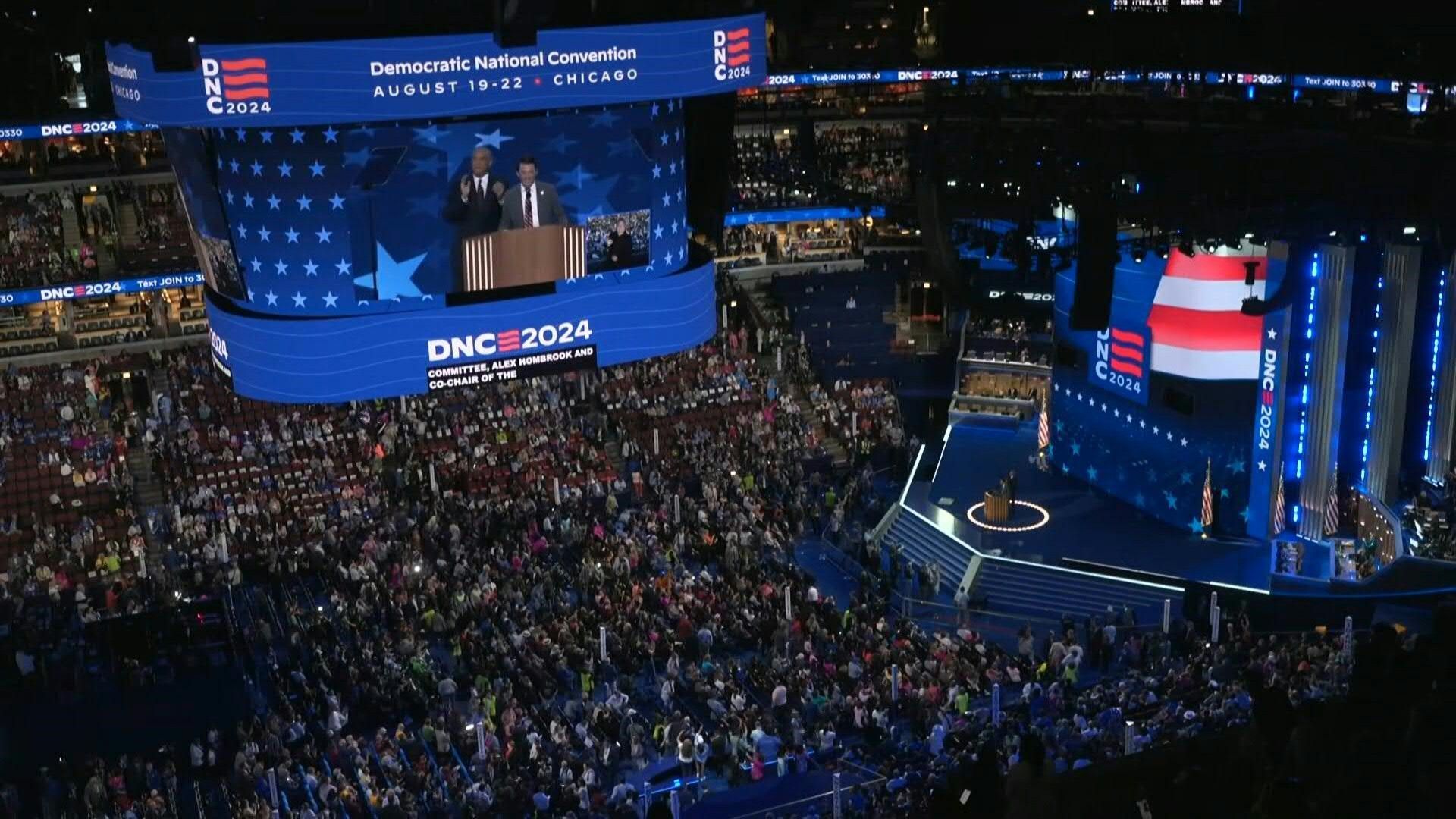 Day three of the Democratic National Convention kicks off - Video
