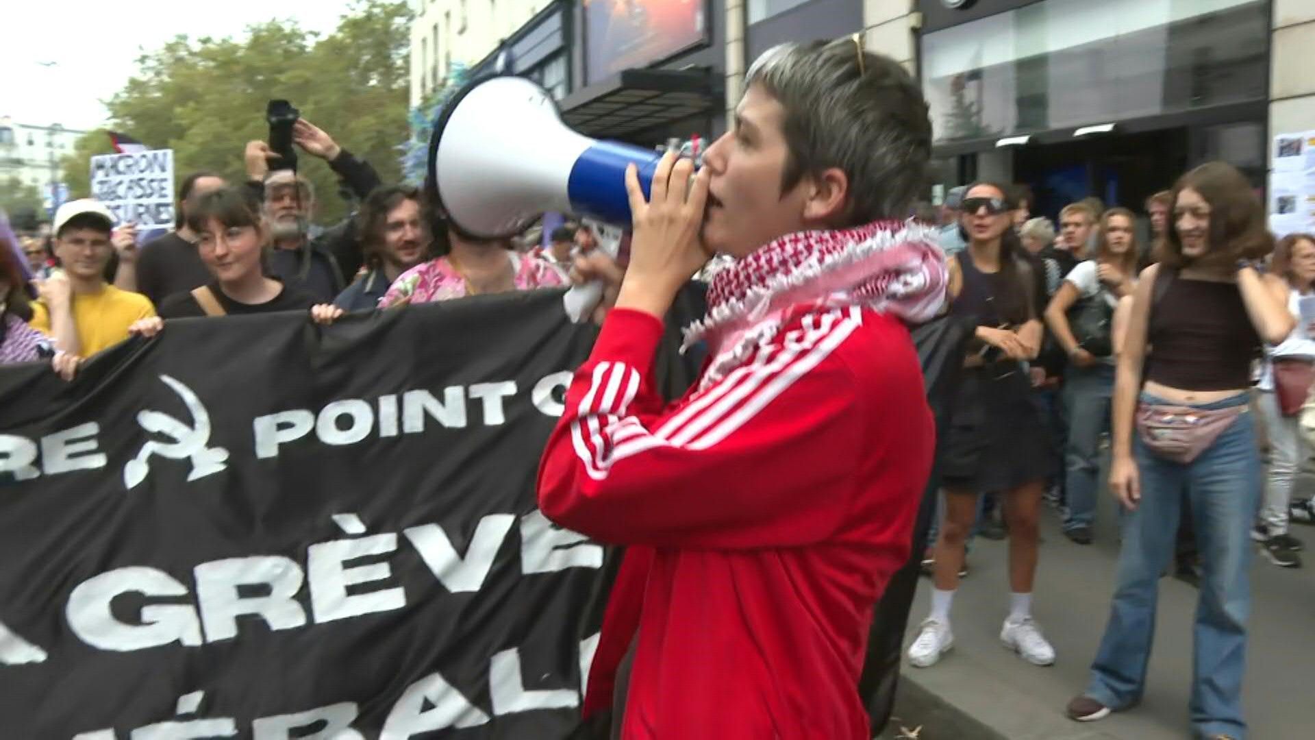 Thousands demonstrate in Paris against French PM Michel Barnier