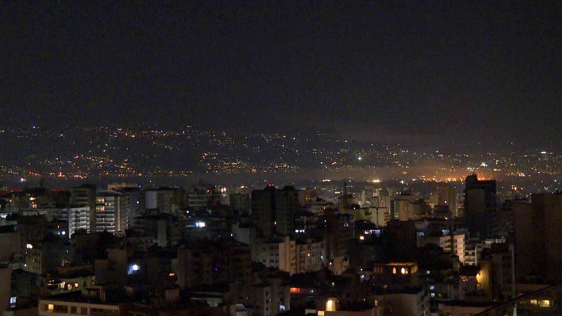 Moment an Israeli strike hits Beirut’s southern suburbs