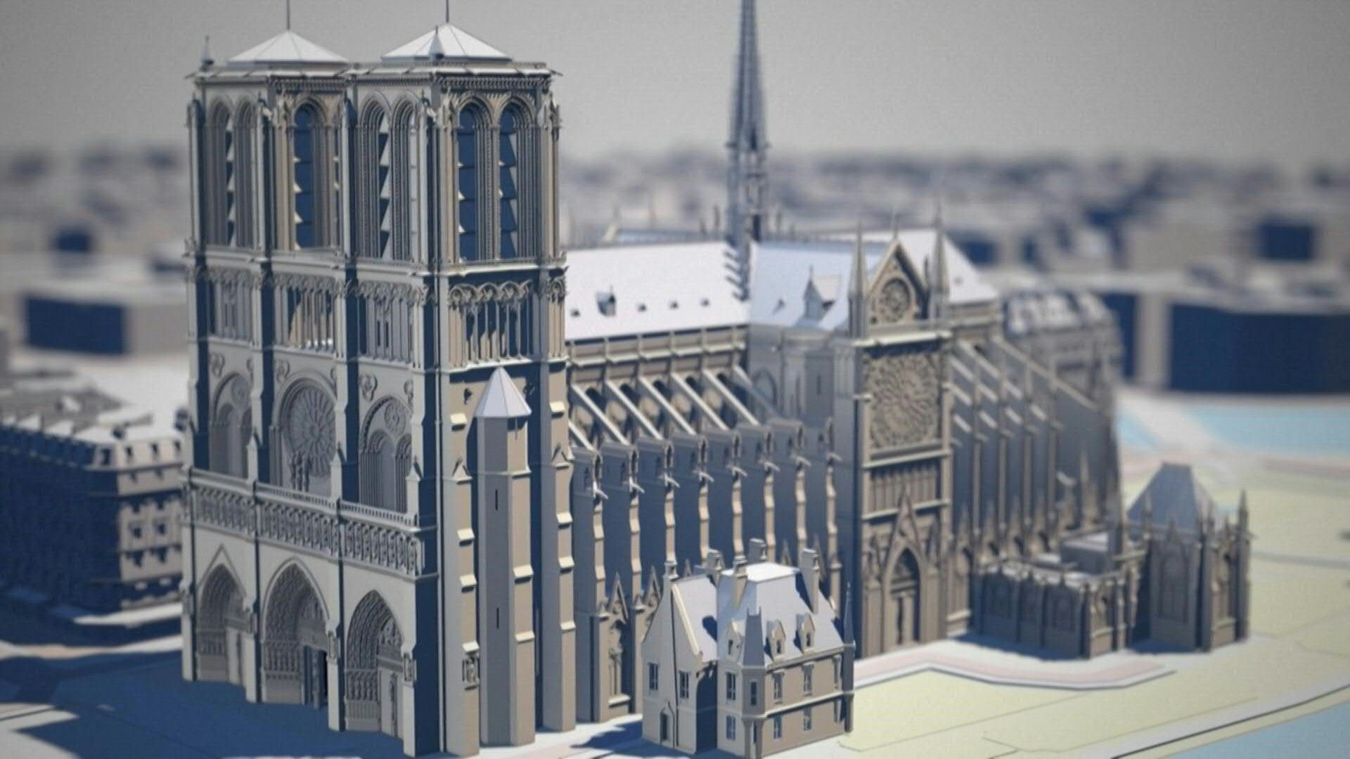Videografik: Der Wiederaufbau von Notre Dame