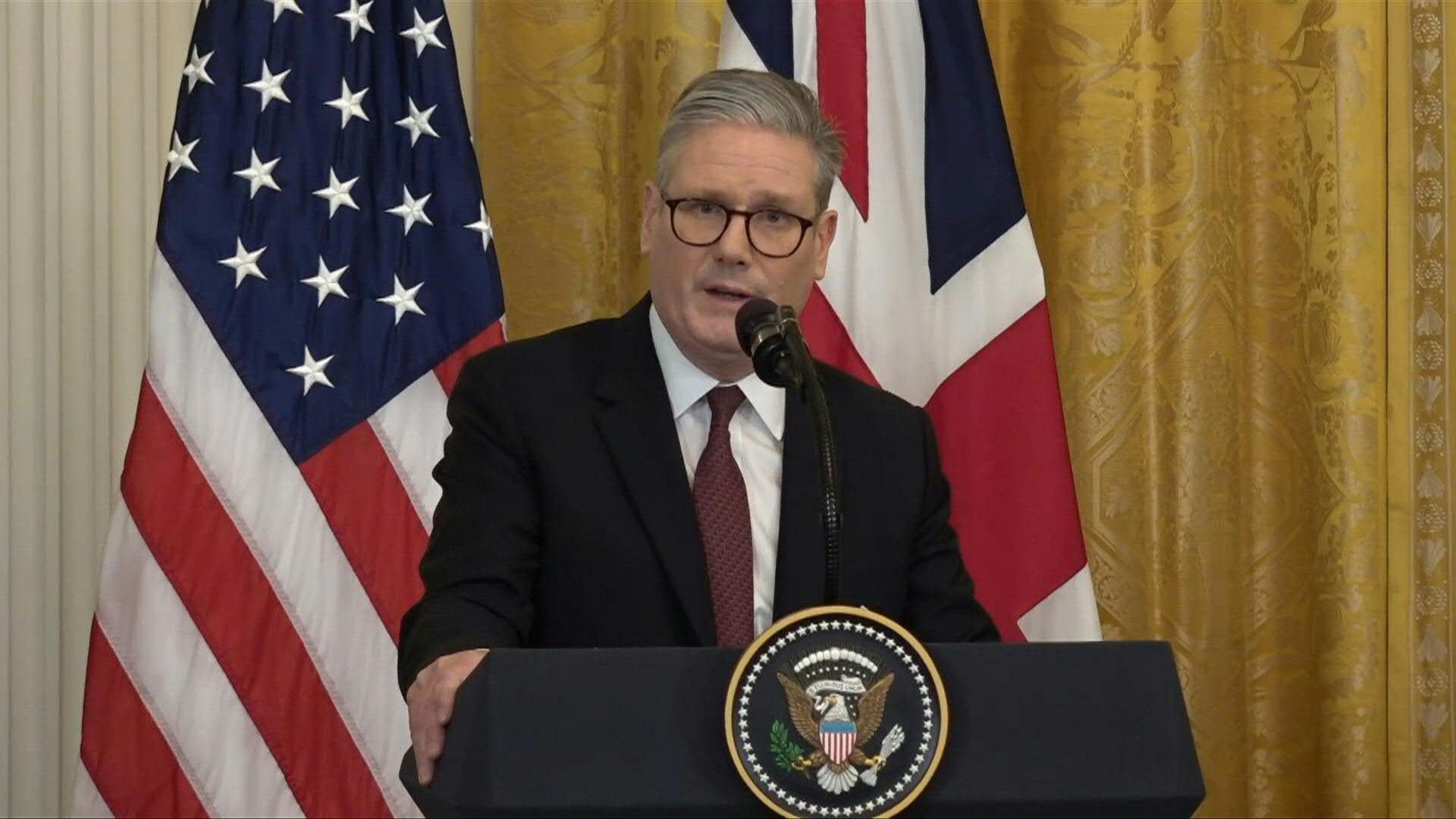 Starmer says Ukraine truce 'can't be peace that rewards the aggressor'
