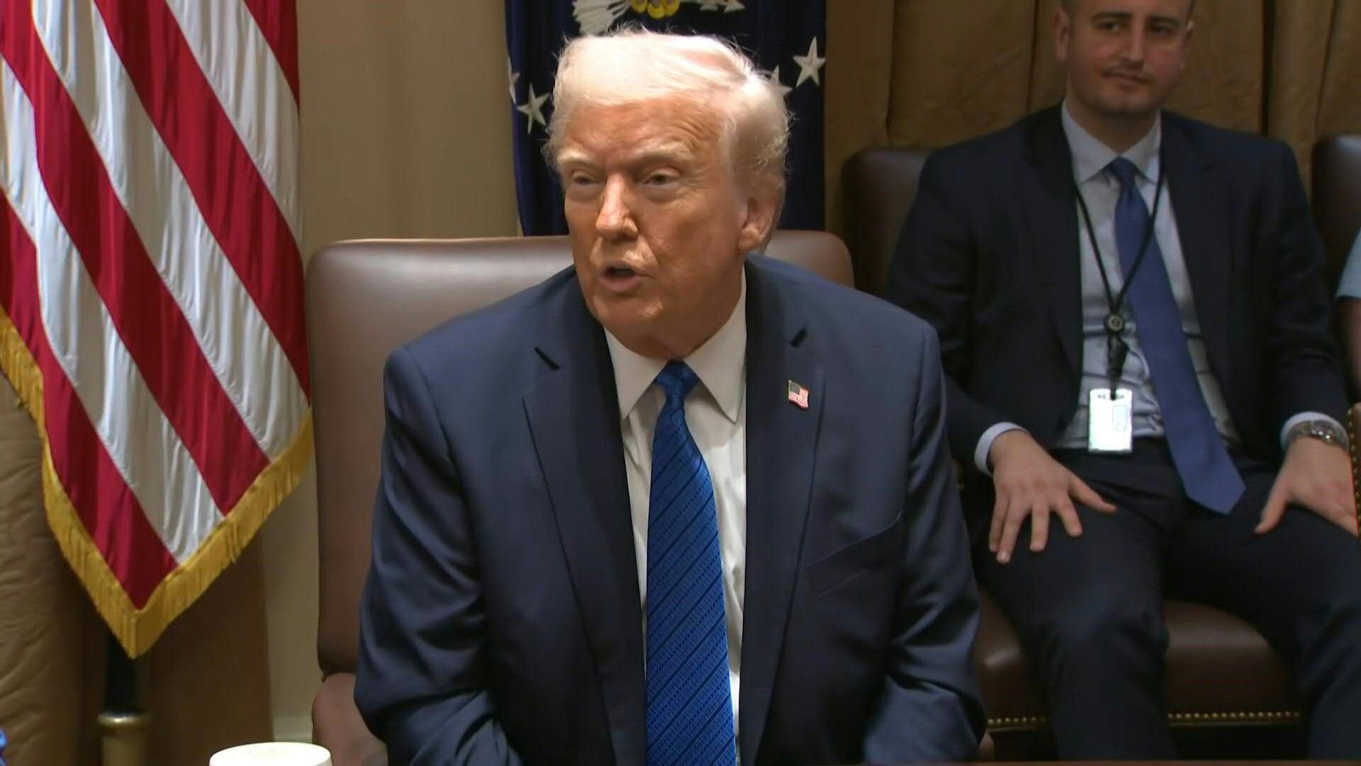 Video: Trump says Europeans 'freeloading' off United States