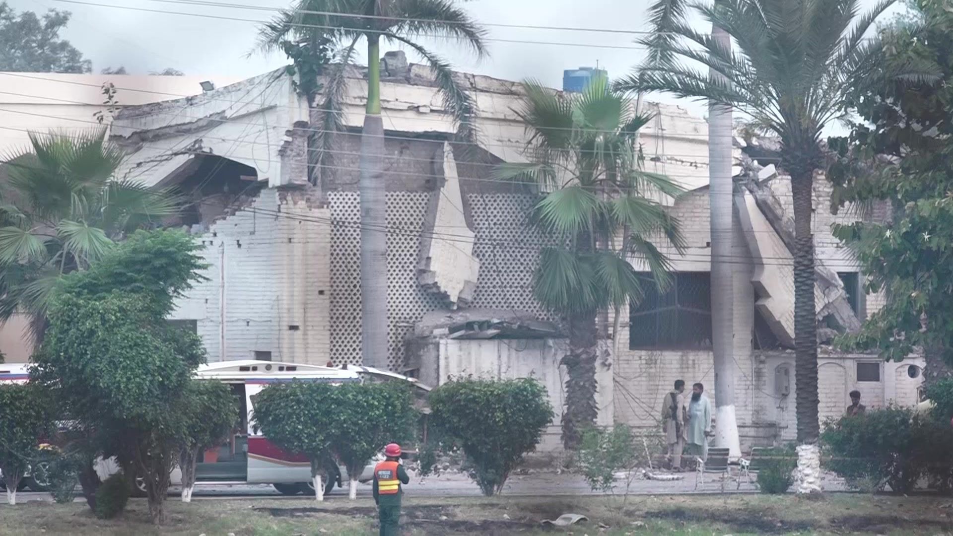 Video: Building damaged in Muridke after India launches strikes on Pakistan