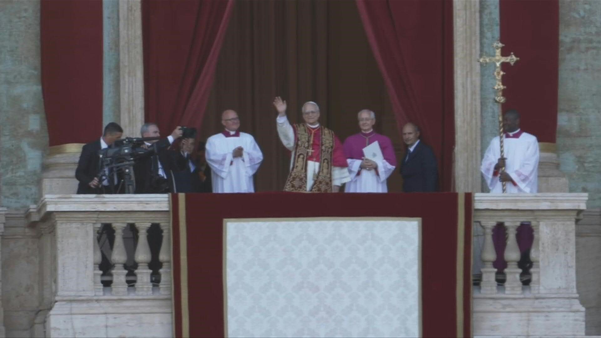 Video: New Pope Leo XIV appears on Vatican balcony