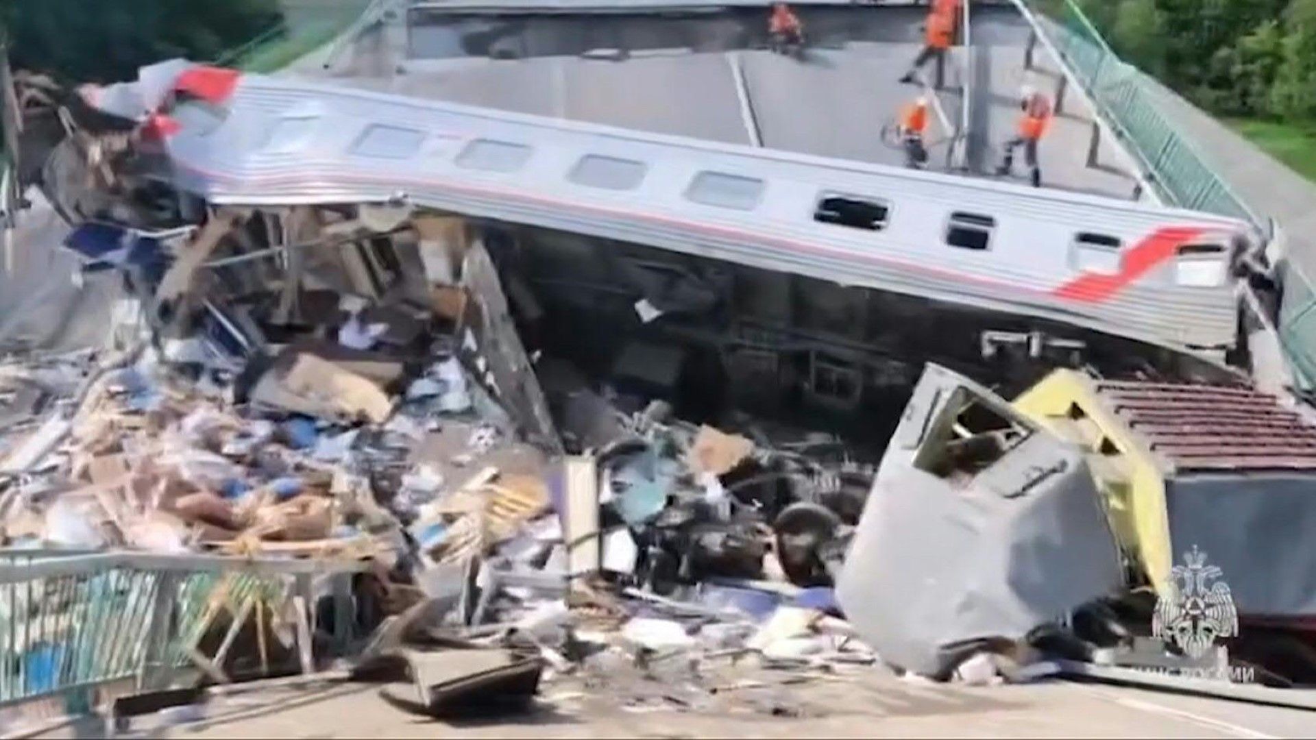 Tote bei Brückeneinstürzen in Russland – Moskau spricht von „Terrorismus“