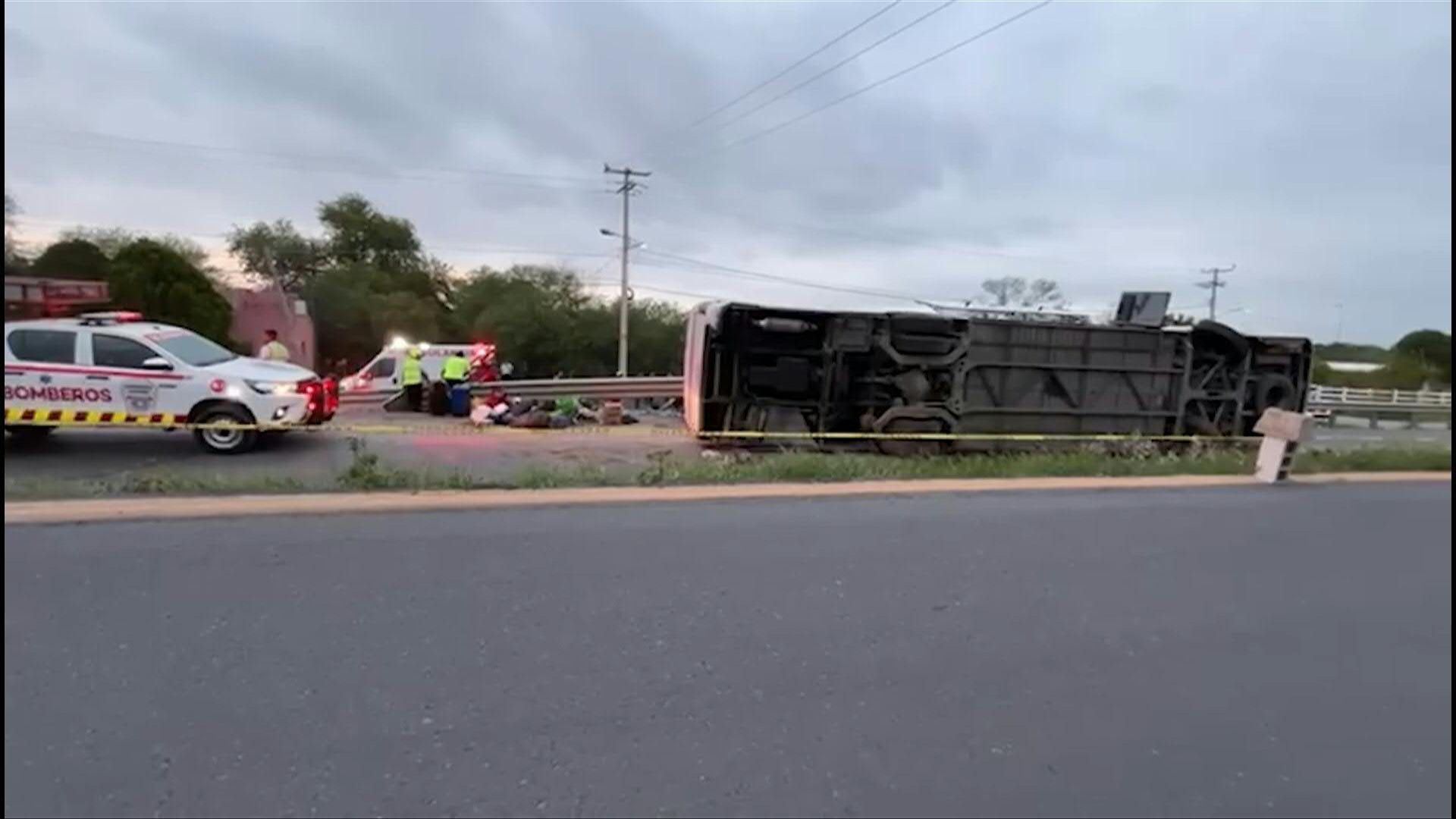 Bus crash leaves 11 dead in Mexico