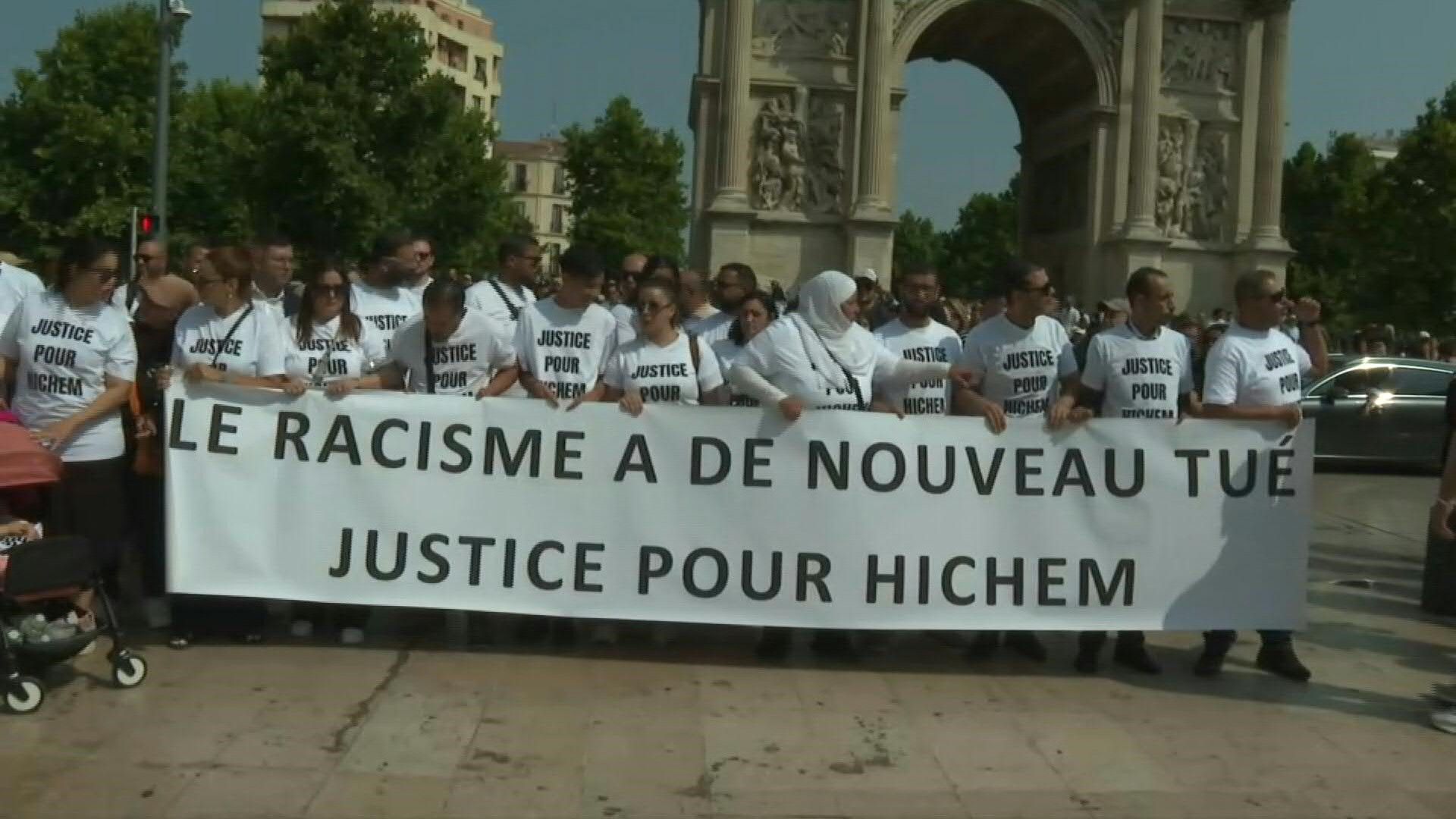 Video: Silent march in Marseille in tribute to Tunisian murdered in south France