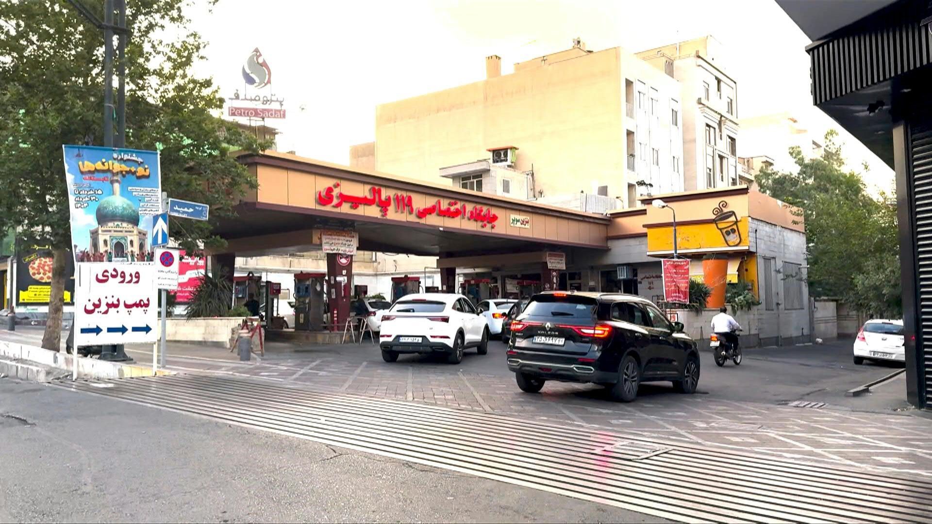 General views of the streets in the Iranian capital Tehran