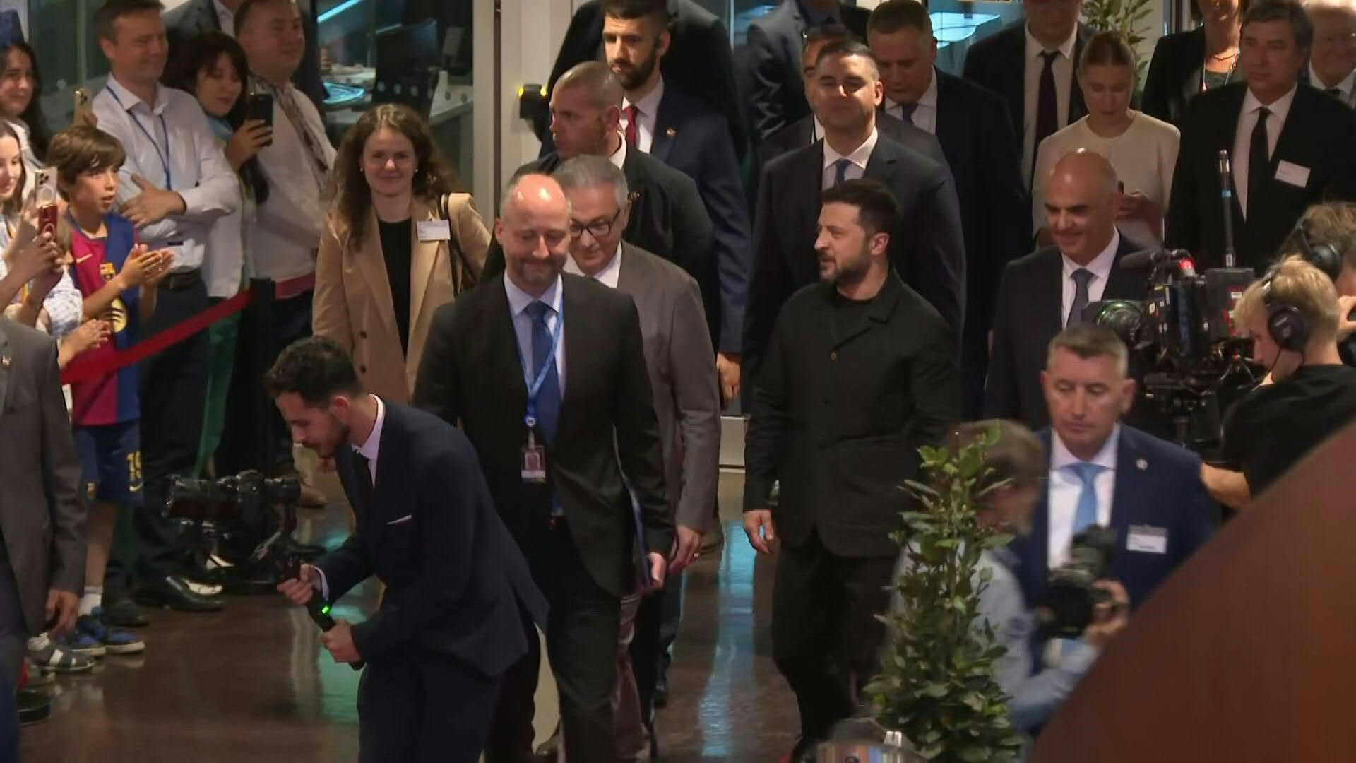 Video: Zelensky arrives at Council of Europe to sign accord to set up special tribunal