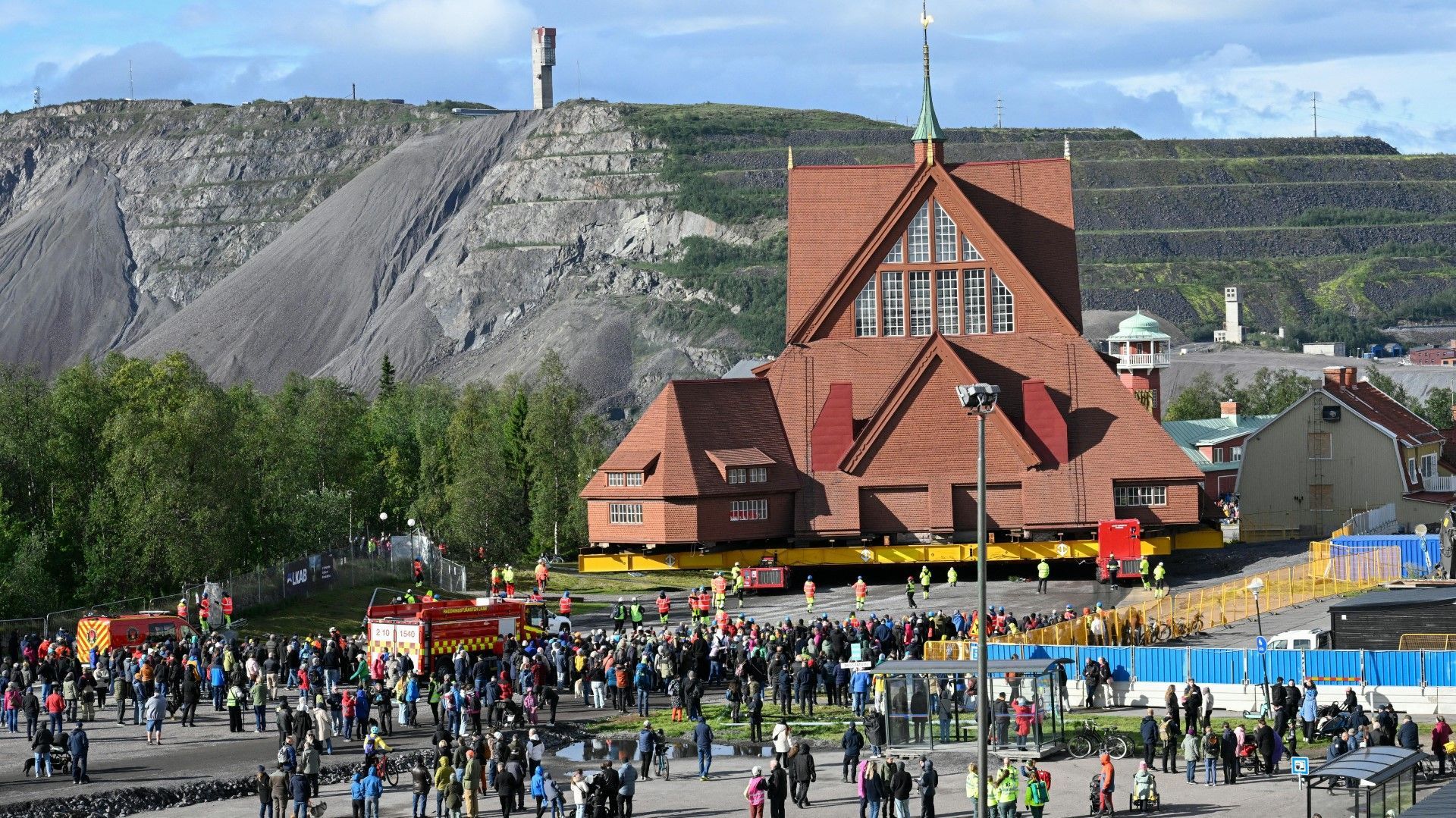 Historische Kirche in Kiruna wird versetzt