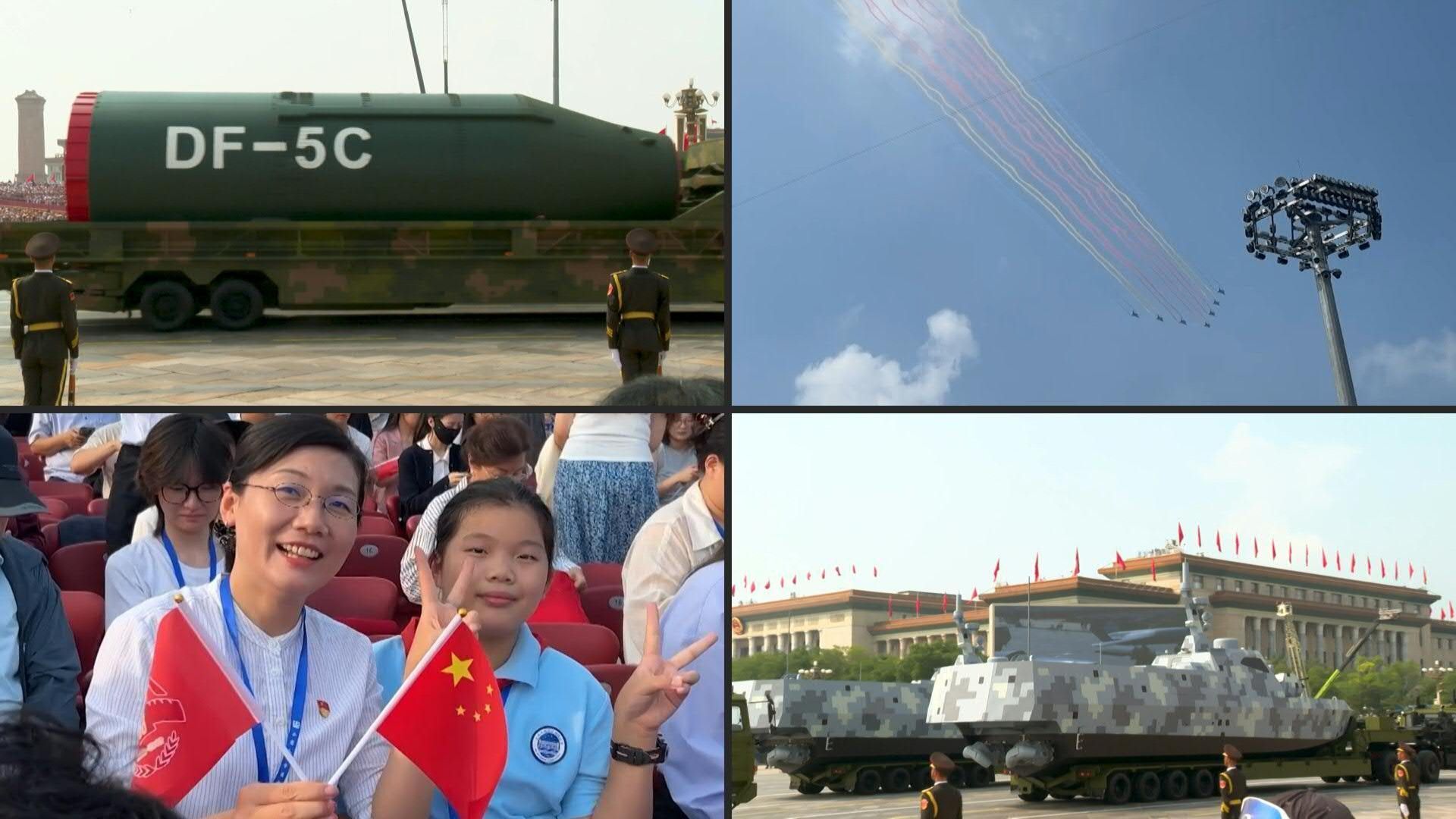 Militärparade: China zeigt Stärke und neue Waffen