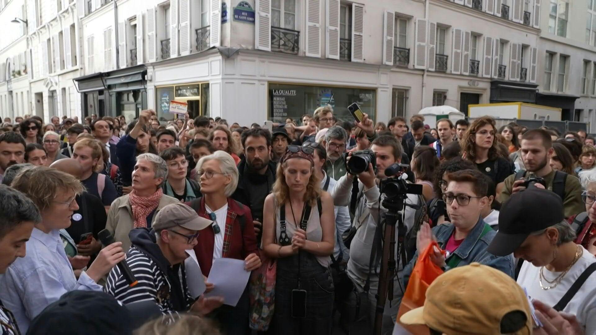 Video: Paris rally honours headmistress driven to suicide after homophobic harassment
