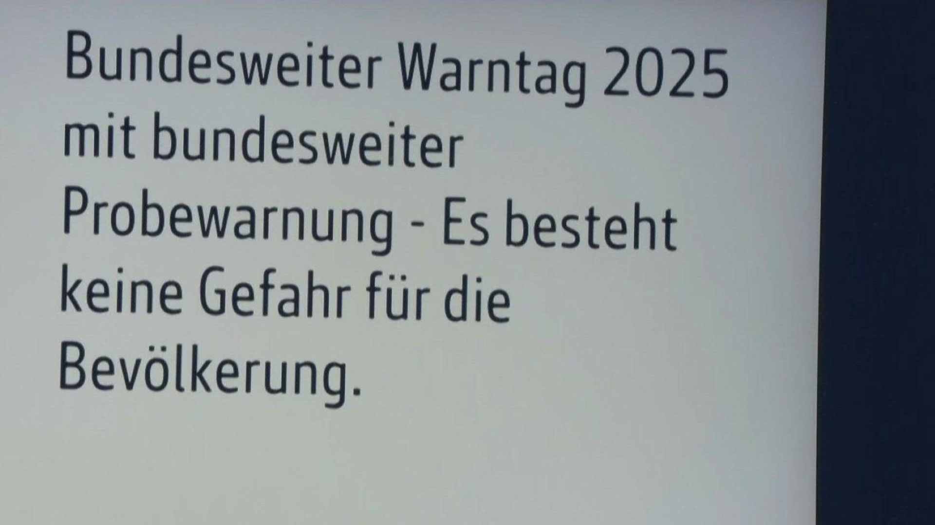 Schrillende Handys und heulende Sirenen: Behörden testen Notfall-Alarm