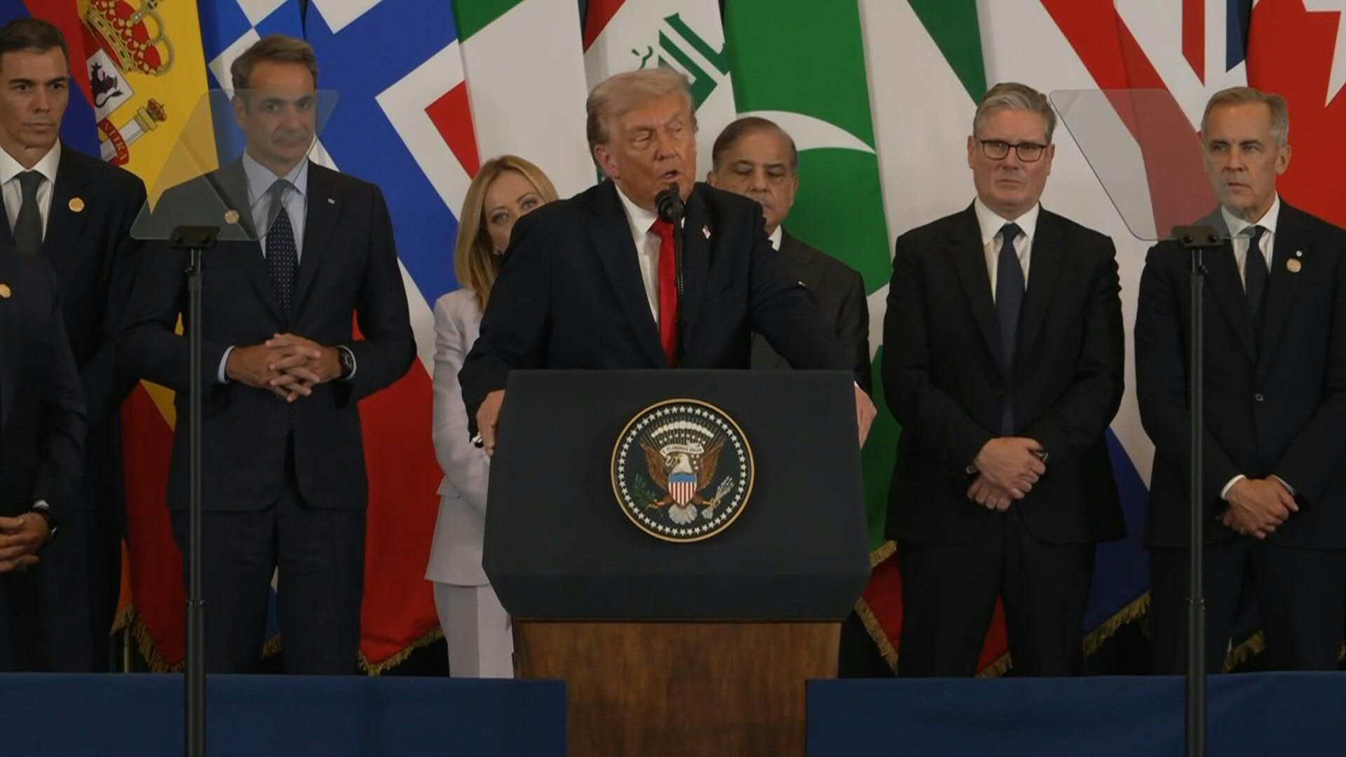 'We have peace in the Middle East,' Trump tells Gaza summit