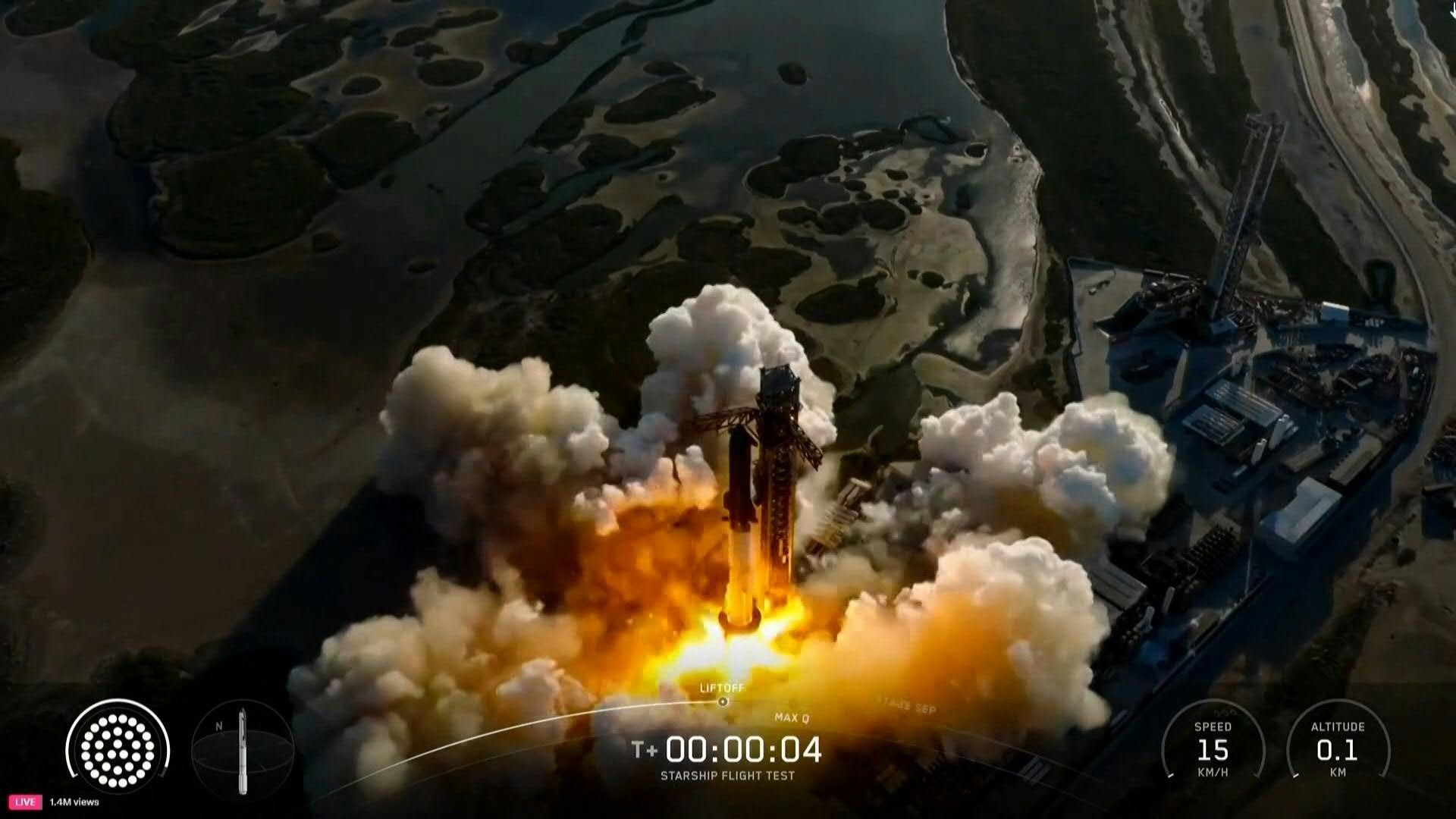 Video: SpaceX launches Starship test flight