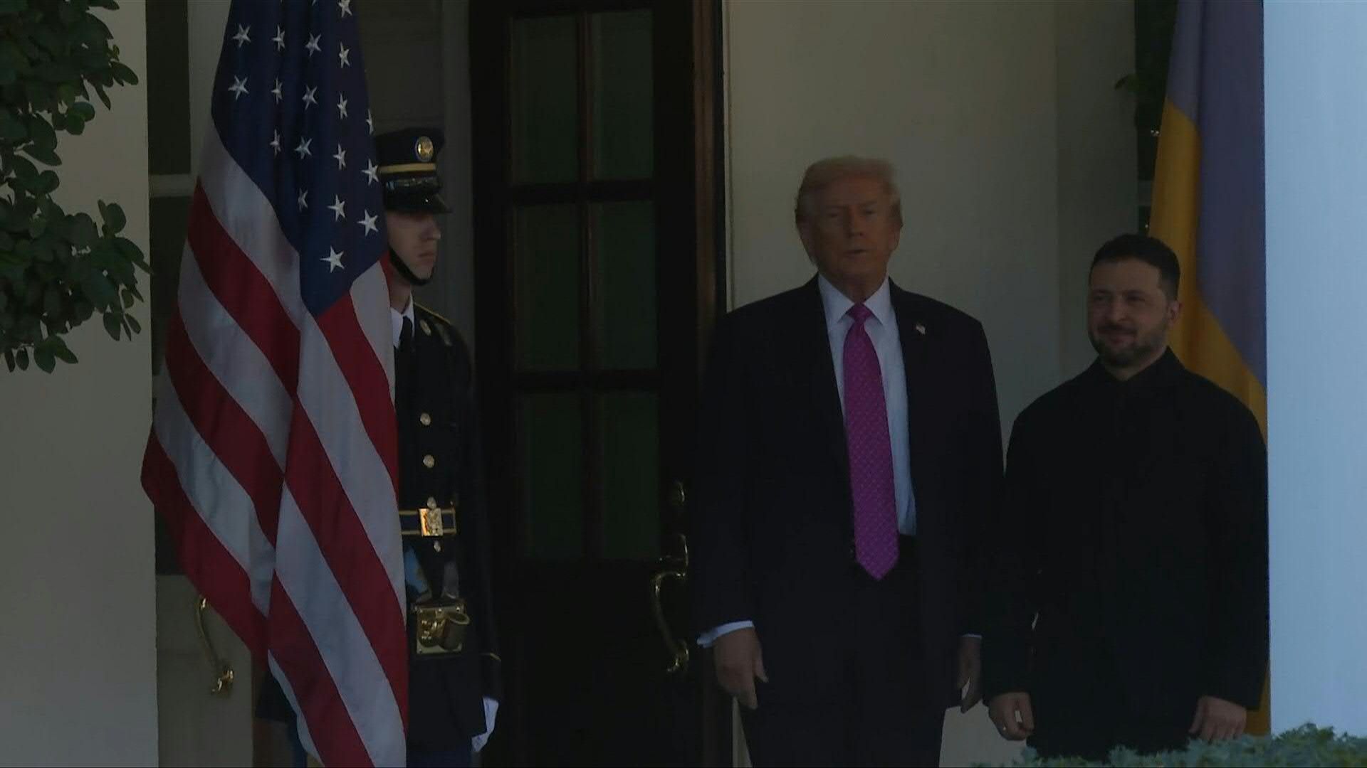 Trump welcomes Zelensky at the White House