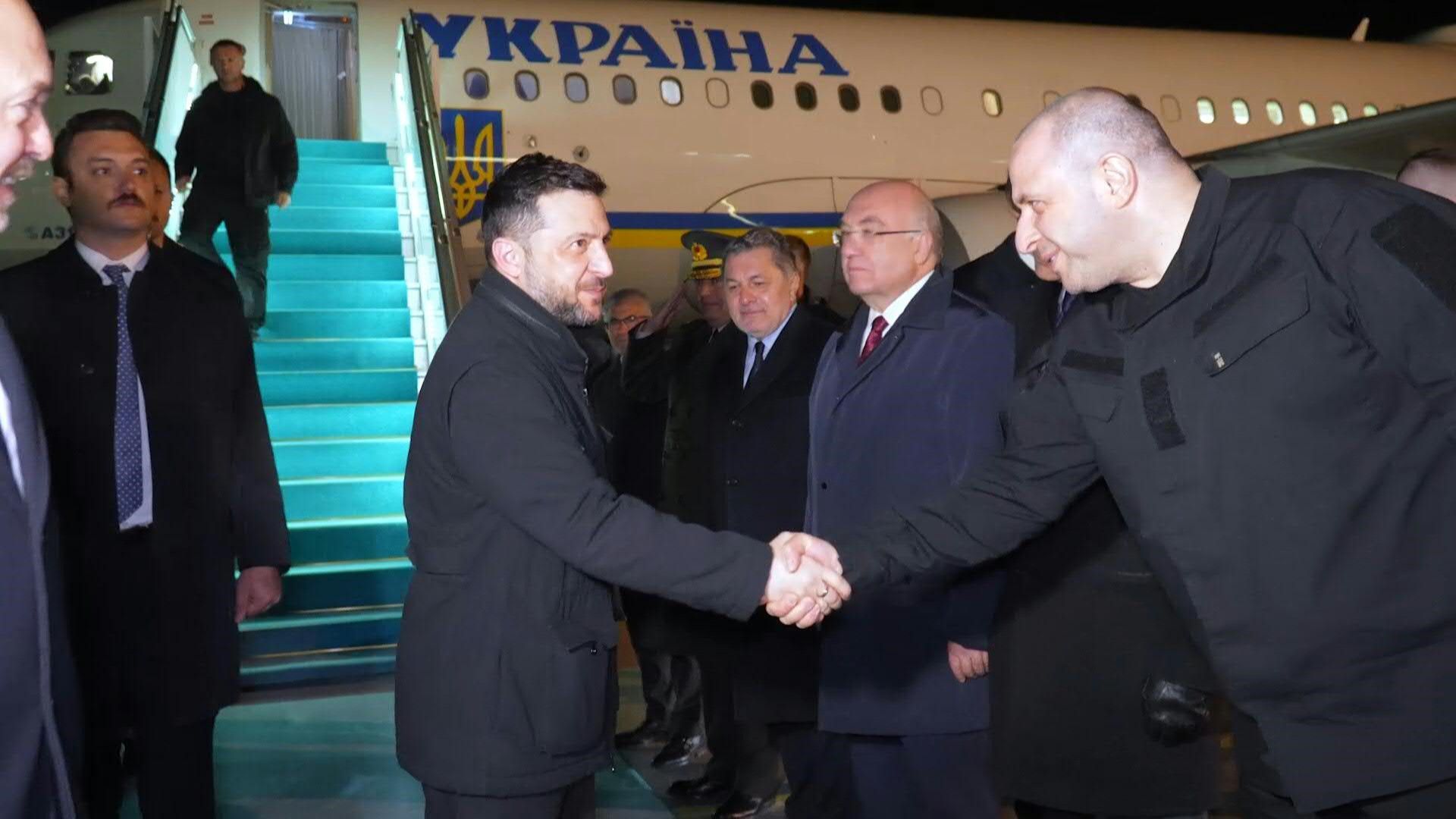 Ukrainian-President-Volodymyr-Zelensky-arrives-in-Turkey