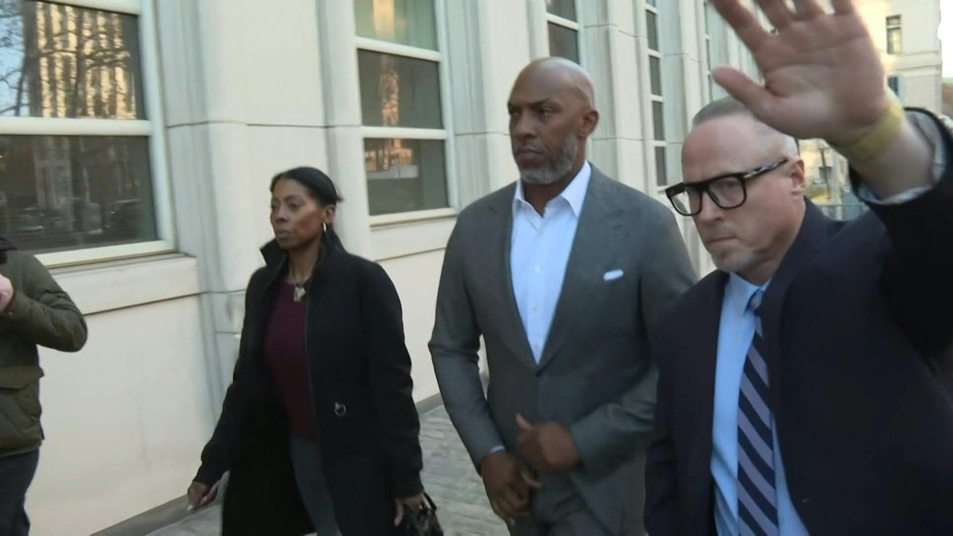 Illegal betting scandal: NBA's Chauncey Billups arrives to court in New York