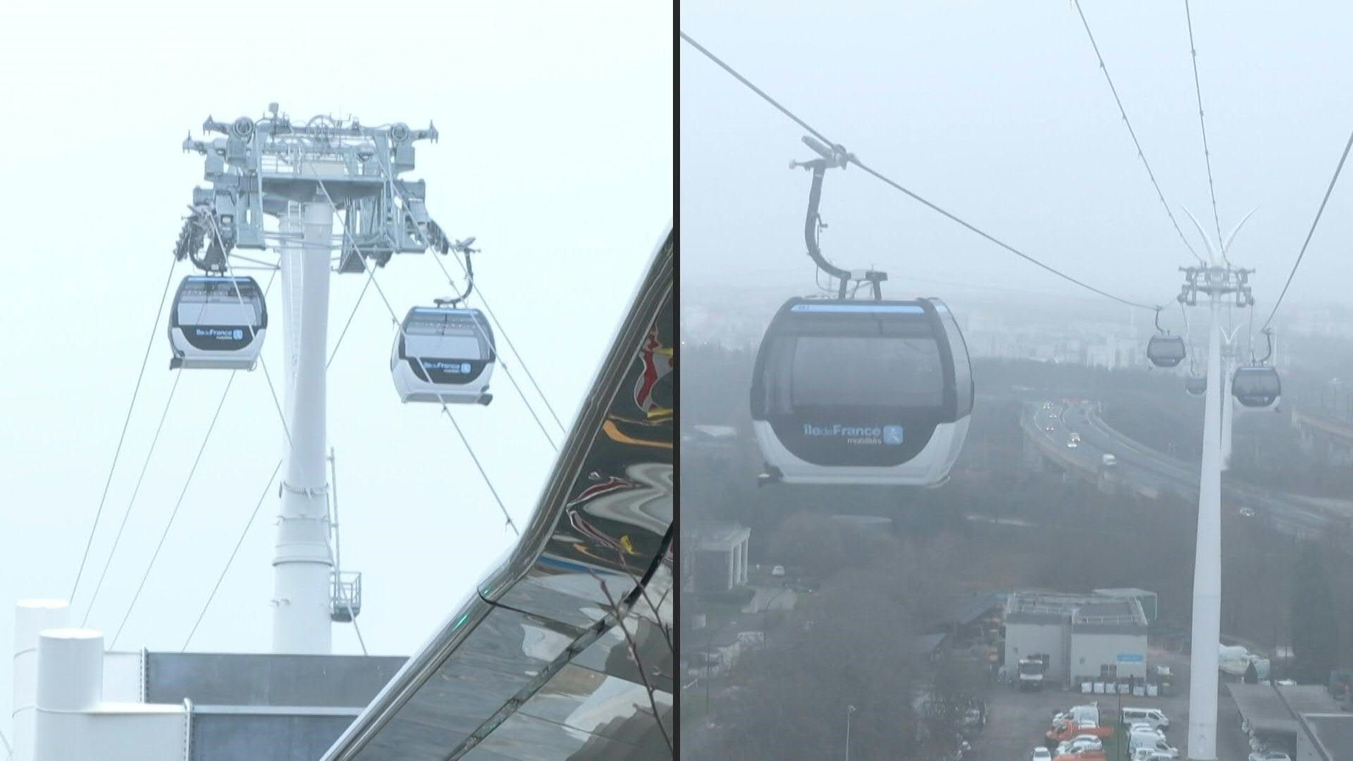 Video: First urban cable car in Paris region is inaugurated