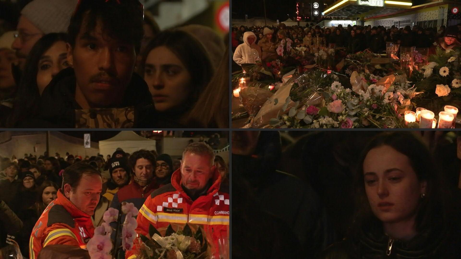 Mourners-gather-at-makeshift-memorial-after-Swiss-ski-resort-fire
