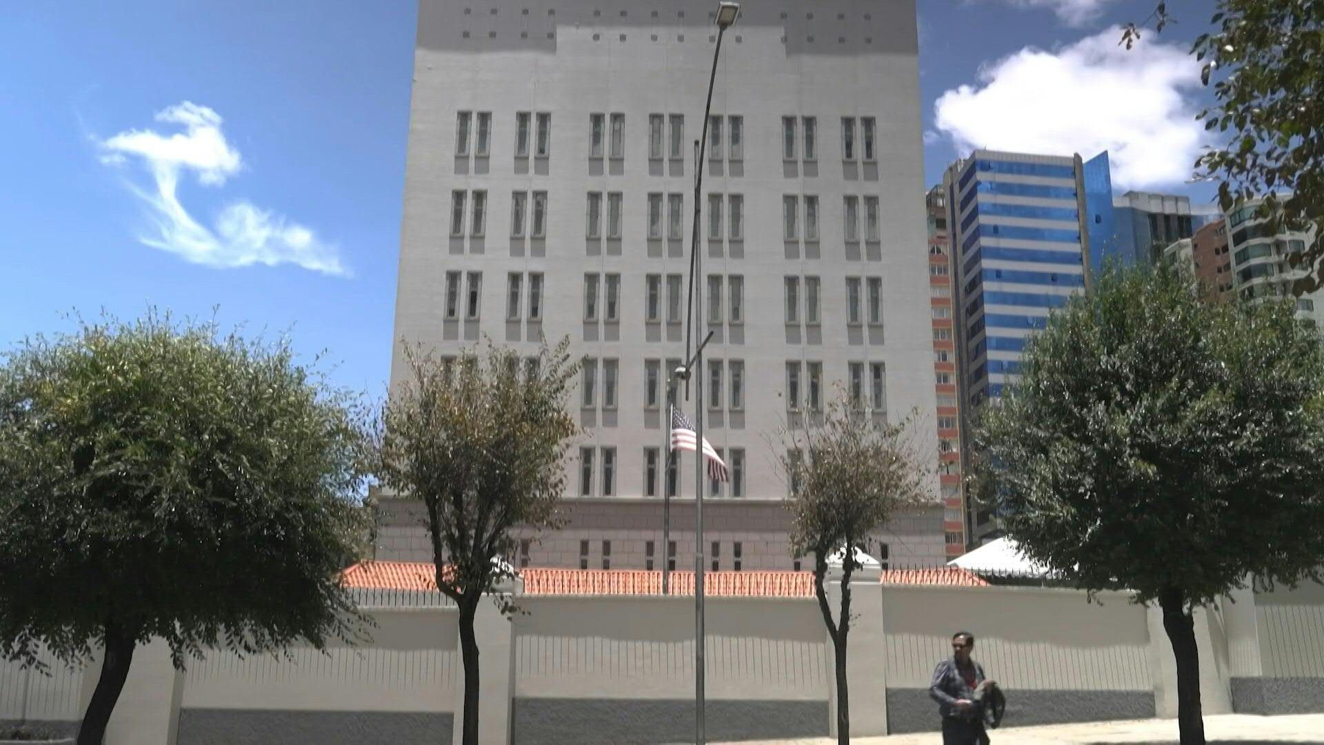 Video: Exterior of US Embassy in La Paz as countries decide to appoint ambassadors after break