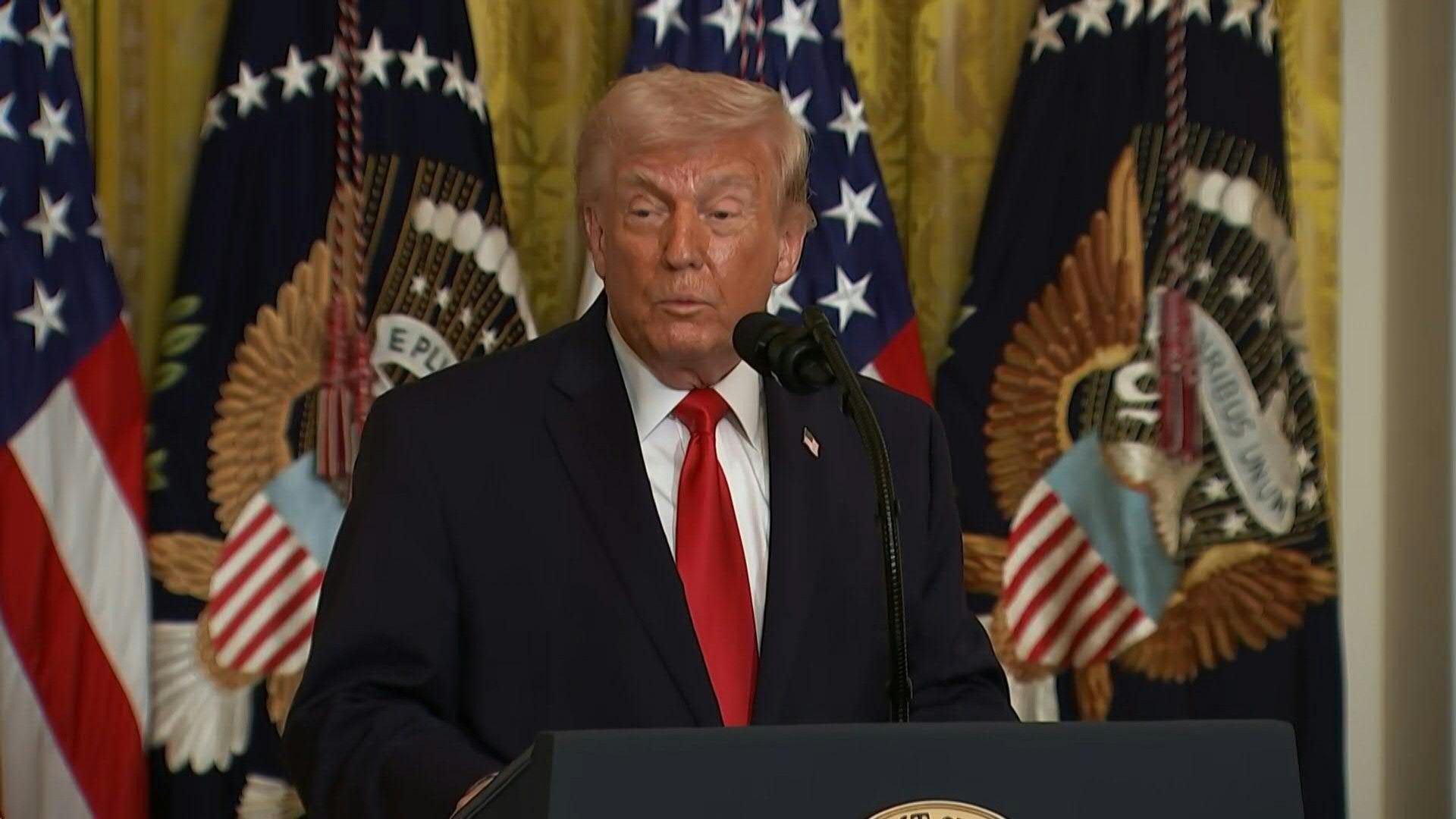 Video: Trump calls Michigan synagogue attack 'terrible thing'