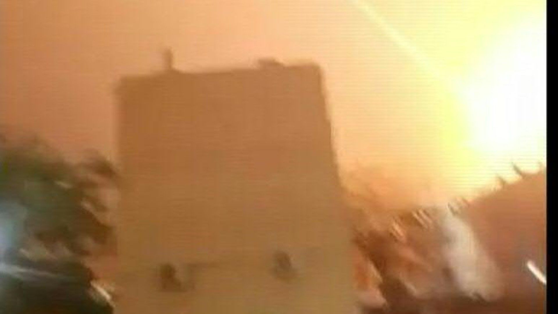 Handy-Video zeigt Raketeneinschlag in Dimona im Süden Israels