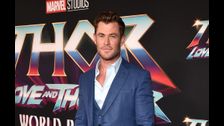 Chris Hemsworth fulfilled a dream by baring his backside in Thor: Love and Thunder