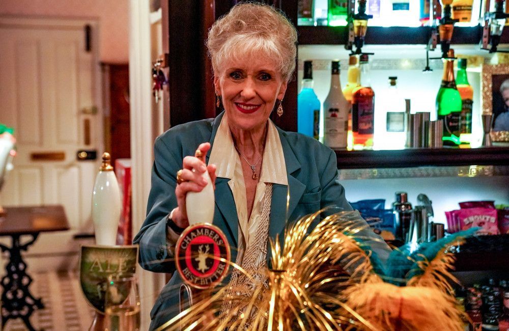 What memento was EastEnders legend Anita Dobson offered from the Queen Vic?