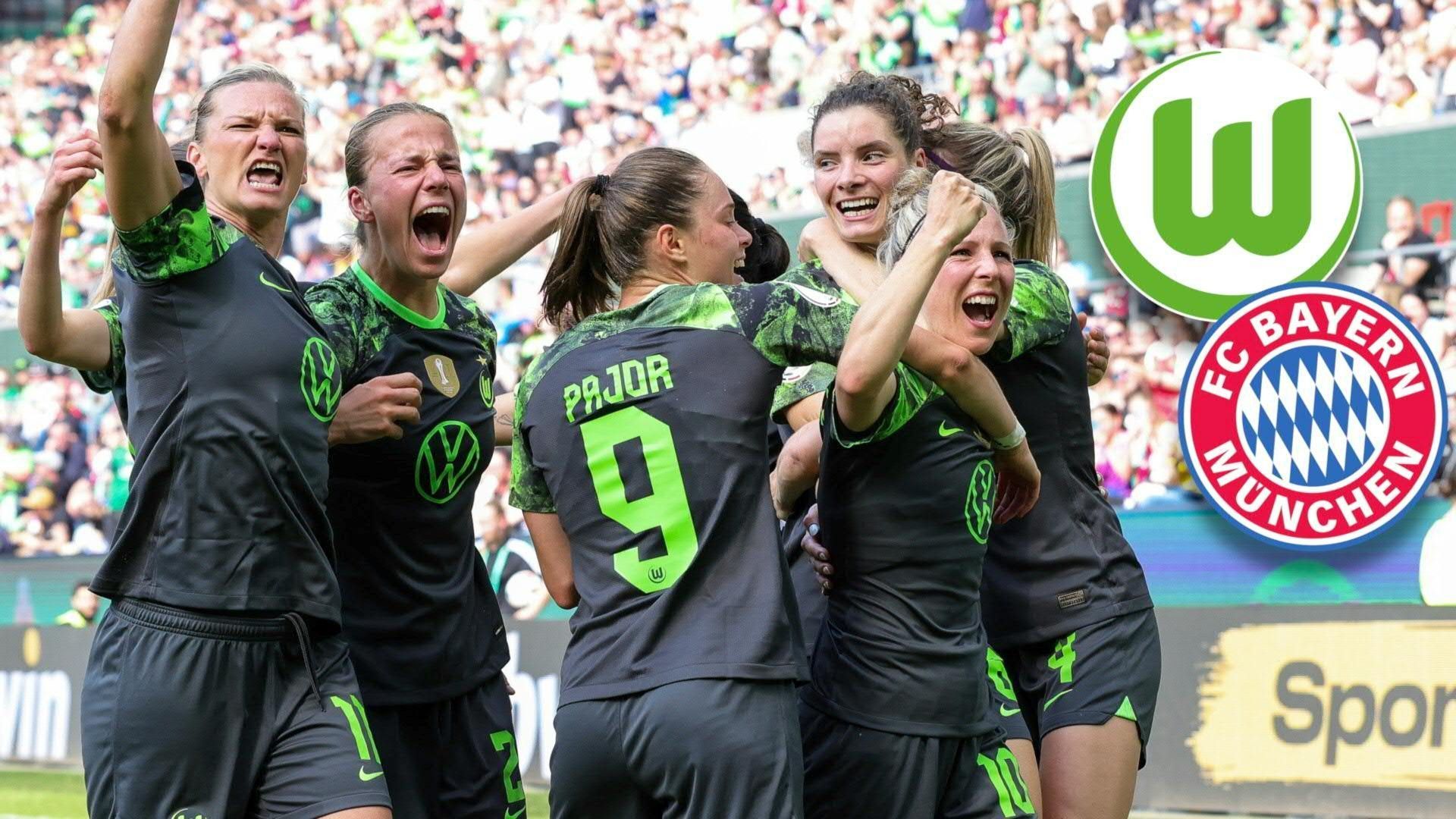 2:0 gegen Bayern: Wolfsburg feiert 10. Pokalparty in Serie