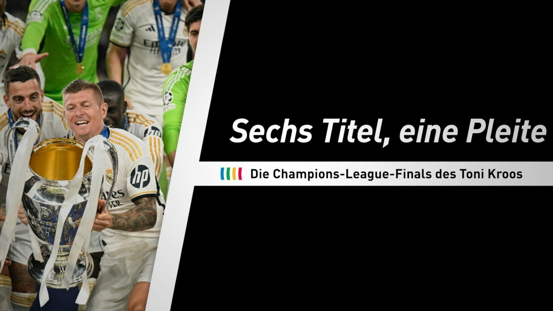 Sechs Titel, eine Pleite: Die CL-Finals von Toni Kroos