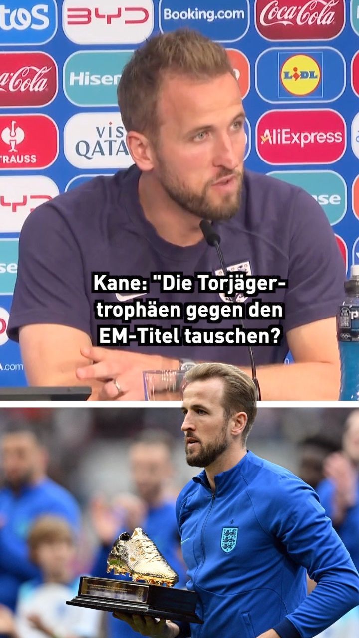 Alle Torjägertrophäen gegen einen EM-Pokal? Für Kane keine Frage