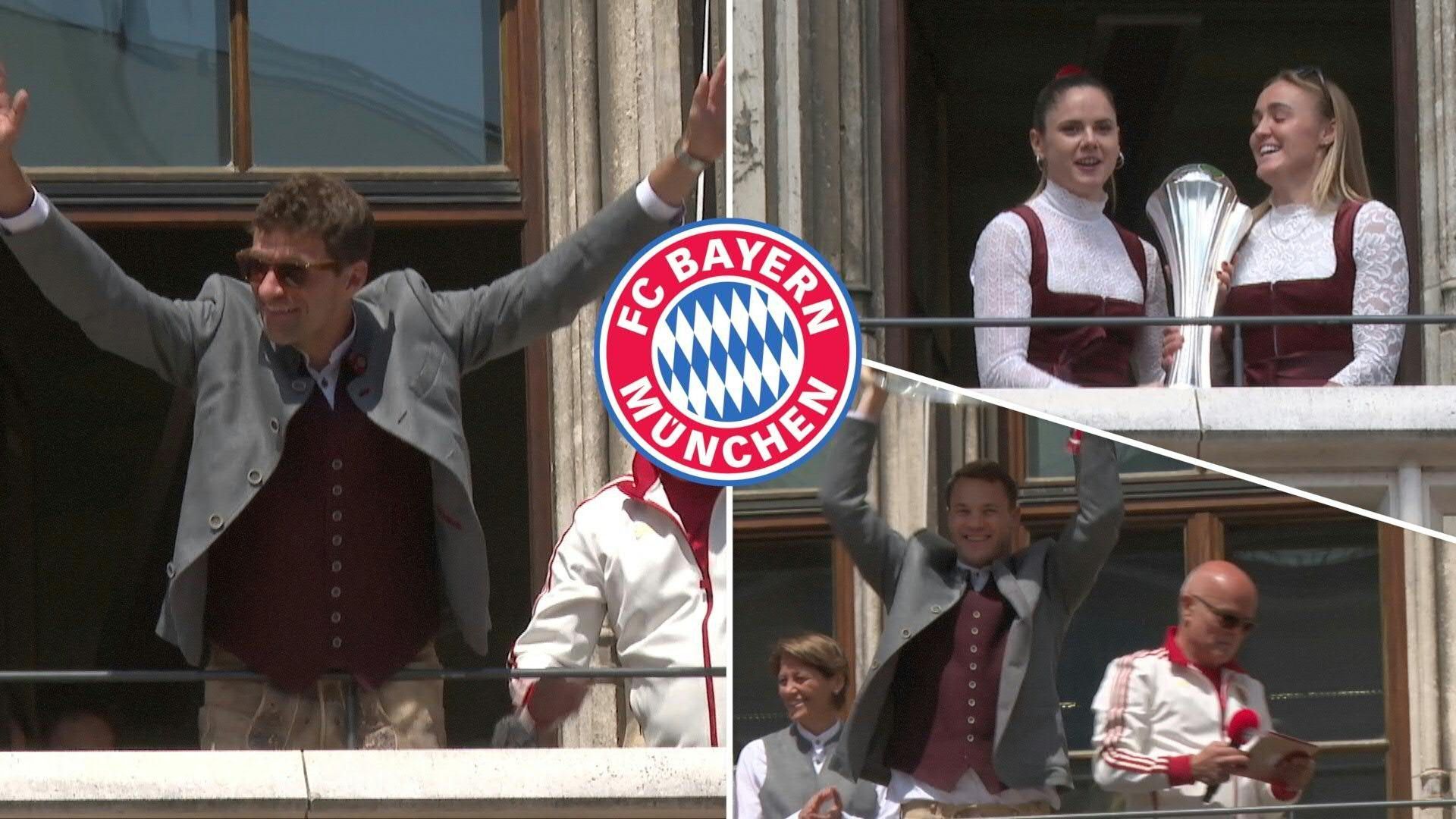 Müller-Abschied, Meisterschaft & Frauen-Double: Rund 15.500 Fans feiern den FC Bayern