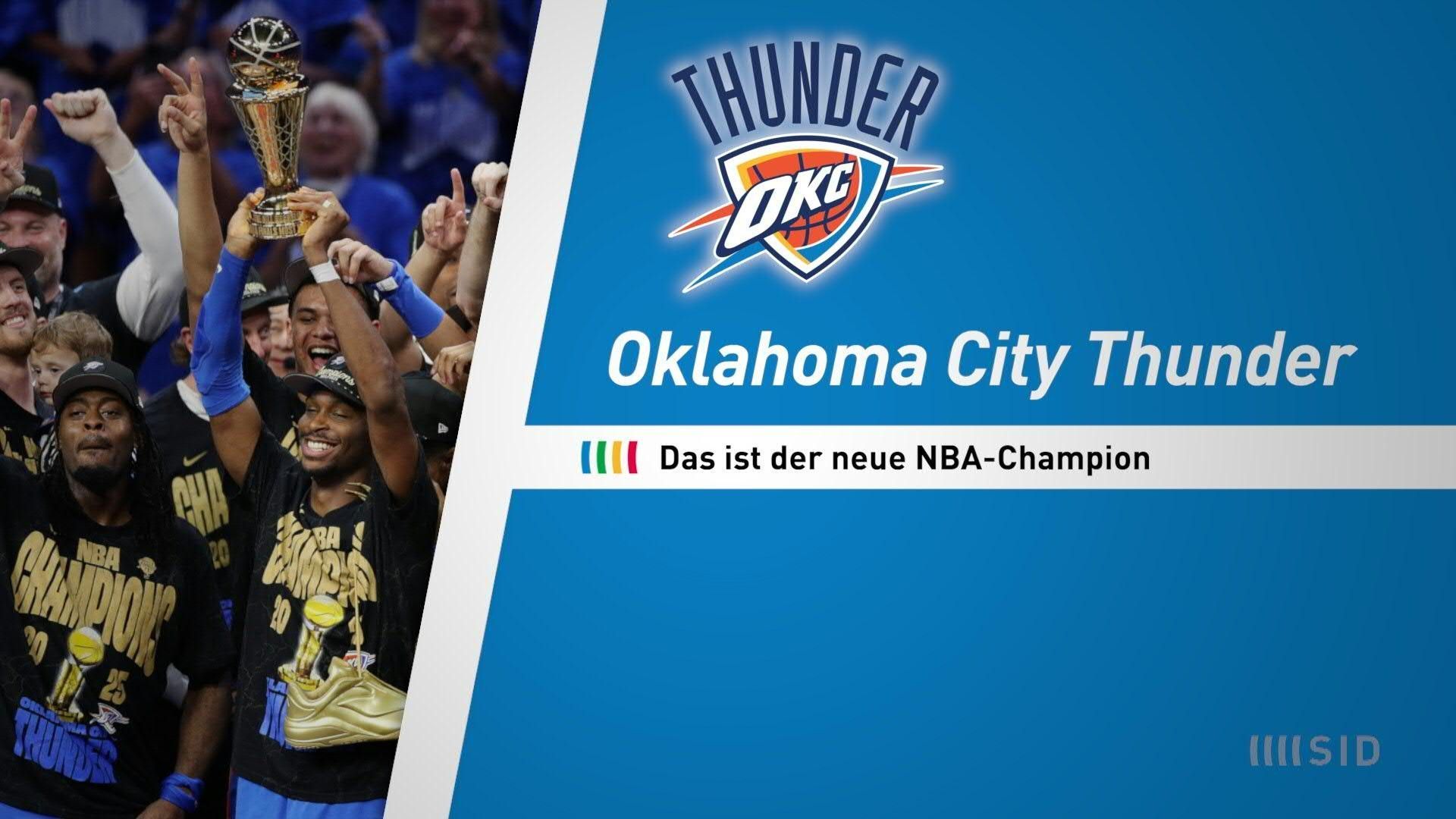 Oklahoma City Thunder: Das ist der neue NBA-Champion