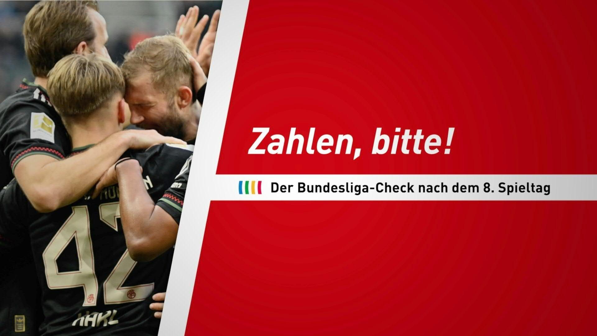 Zahlen, bitte! Der Bundesliga-Check nach dem 8. Spieltag